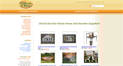 Desktop Screenshot of homeproductsnmore.com